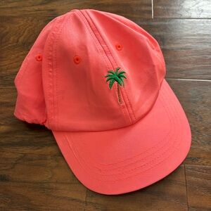 Hot Pink Palm Tree Baseball Hat